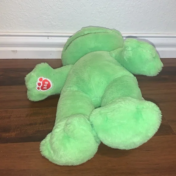 Build A Bear Frog BAB Workshop 16” Green Frog Plush Stuffed Animal